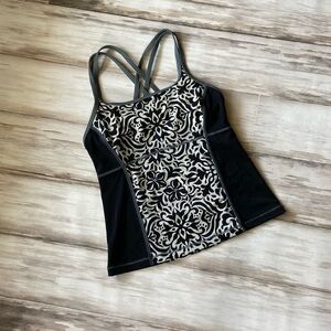 LANDS END TANKINI TOP SIZE 8